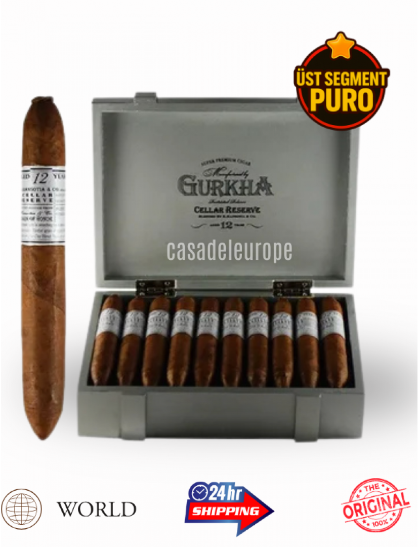 Gurkha Cellar Reserve Platinum 12 Year Hedonism 6" * 56 Gurkha Cellar Reserve Platinum 12 Year Hedonism 6" * 56