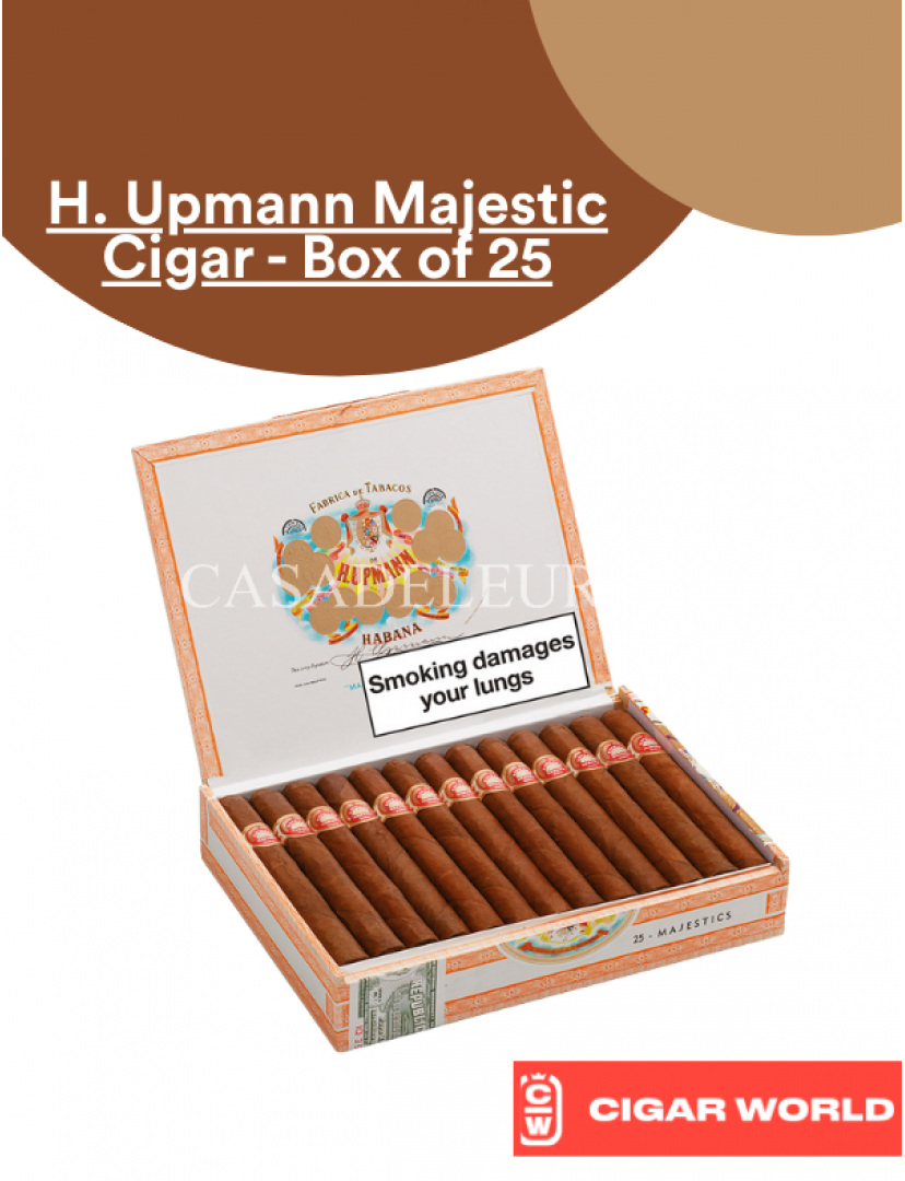 H. Upmann Majestic Cigar - Box of 25 H. Upmann Majestic Cigar - Box of 25