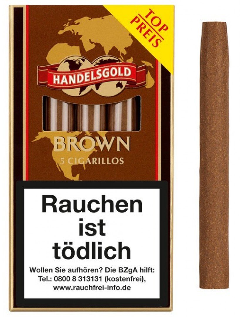 HANDELSGOLD Brown Cigarillos HANDELSGOLD Brown Cigarillos
