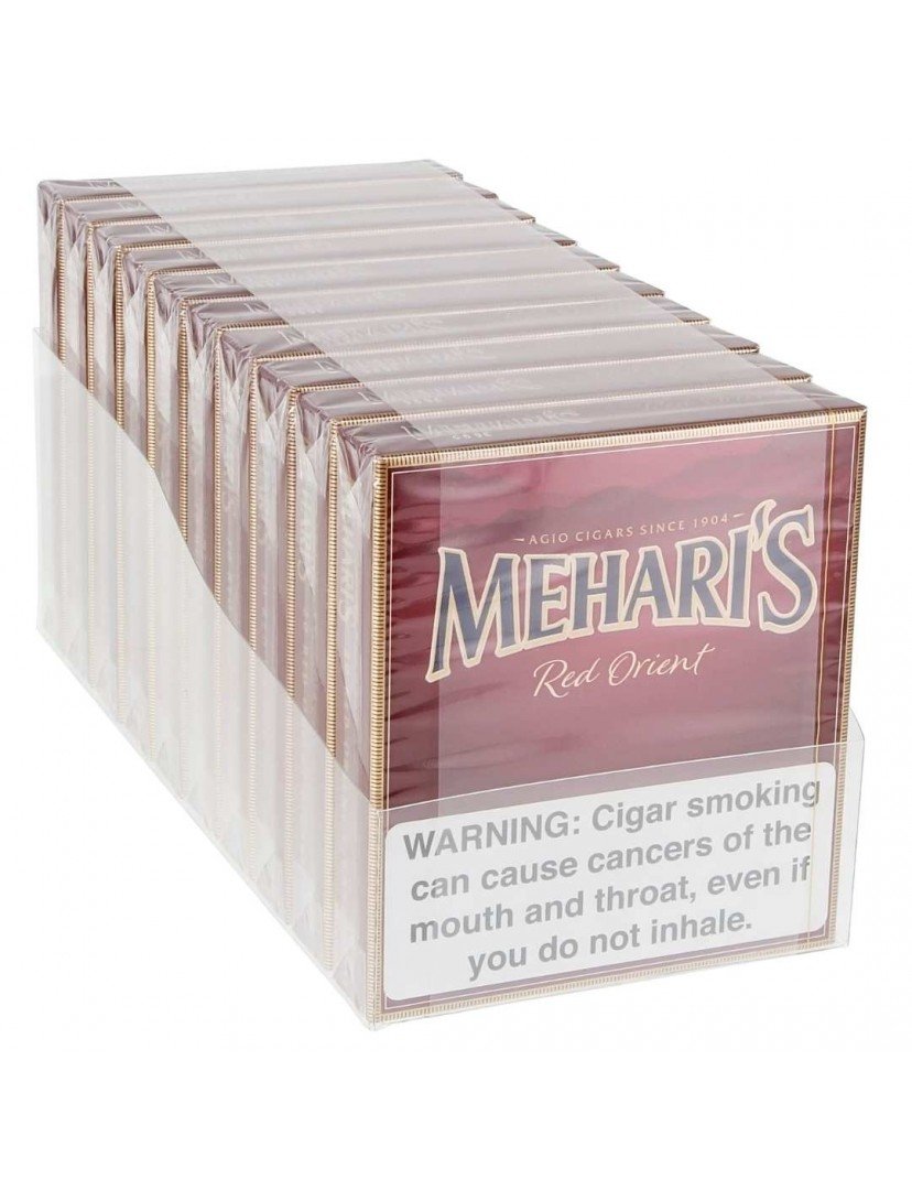 Mehari's Red Orient Filter sigarillo – 20's Mehari's Red Orient Filter sigarillo – 20's