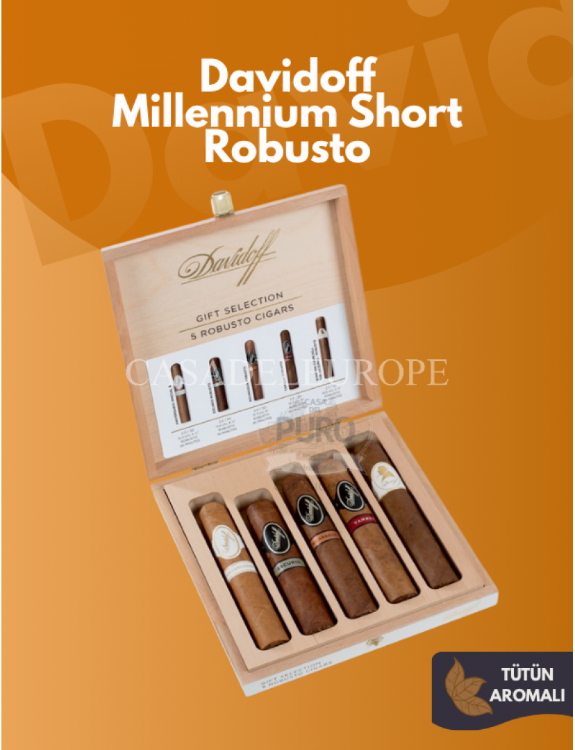 Cigars Davidoff Robusto Selection 5'S Cigars Davidoff Robusto Selection 5'S