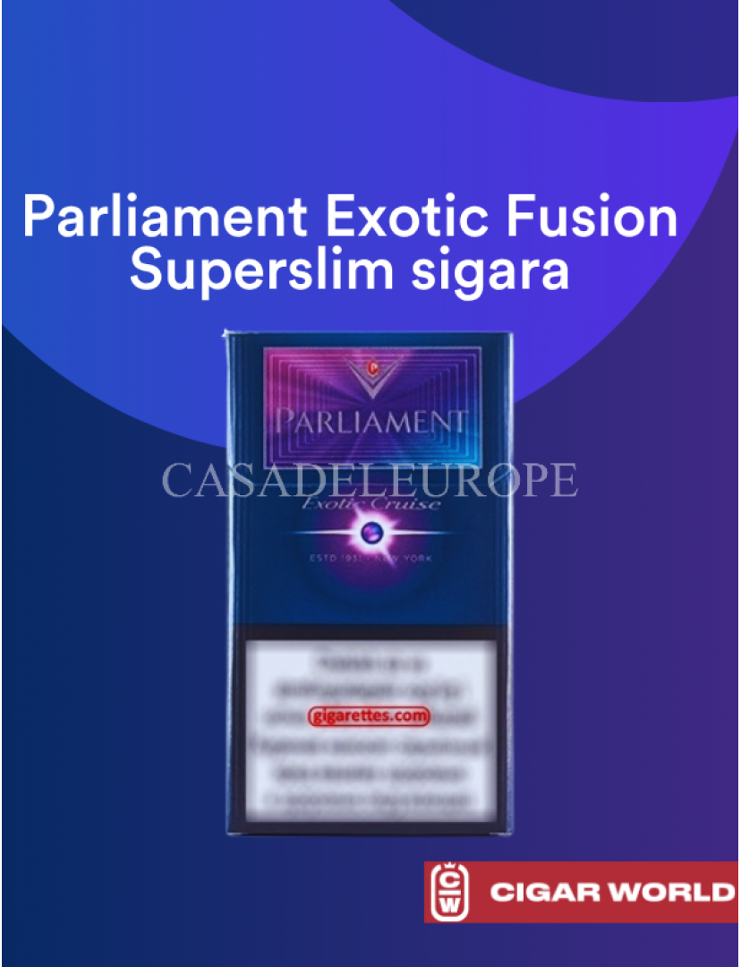 Parliament Exotic Fusion Superslim Mentol Böğürtlen Aromalı Premium İnce Sigara Parliament Exotic Fusion Superslim Mentol Böğürtlen Aromalı Premium İnce Sigara