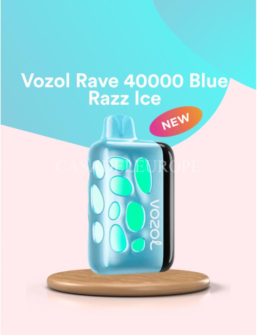 Vozol Rave 40000 Blue Razz Ice Vozol Rave 40000 Blue Razz Ice