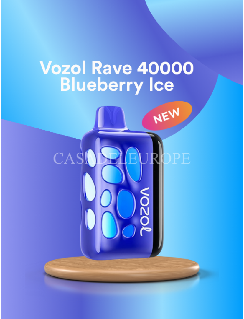 Vozol Rave 40000 Blueberry Ice Vozol Rave 40000 Blueberry Ice