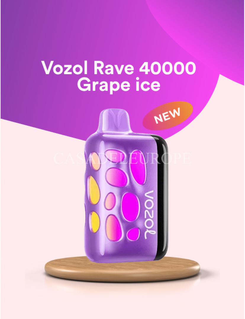 Vozol Rave 40000 Grape ice Vozol Rave 40000 Grape ice