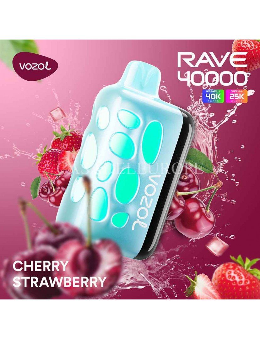 Vozol Rave 40000 Cherry Strawberry Vozol Rave 40000 Cherry Strawberry