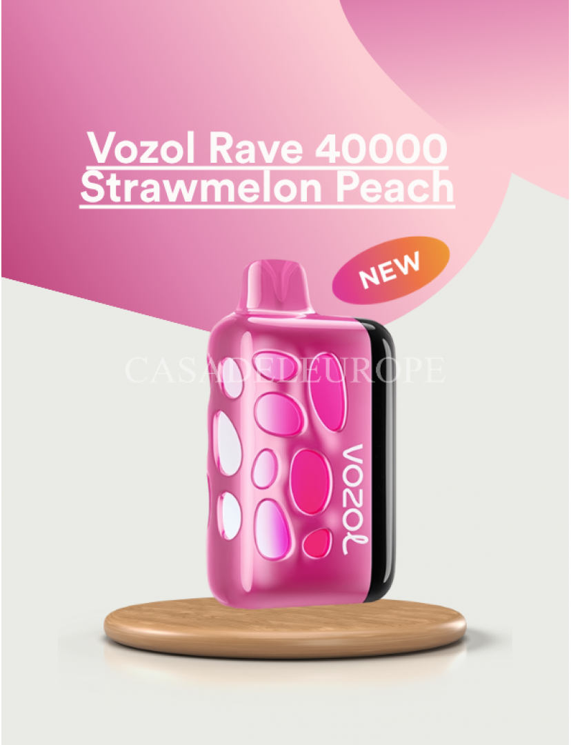 Vozol Rave 40000 Strawmelon Peach Vozol Rave 40000 Strawmelon Peach