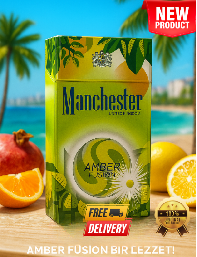 manchester amber fasion mentöllü sigara manchester amber fasion mentöllü sigara