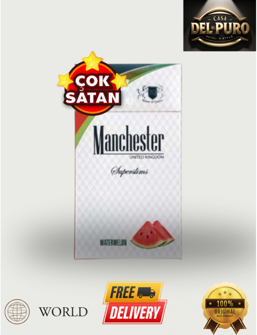 Manchester Superslims Watermelon Sigara ( Karpuz Aromalı ) Manchester Superslims Watermelon Sigara ( Karpuz Aromalı )