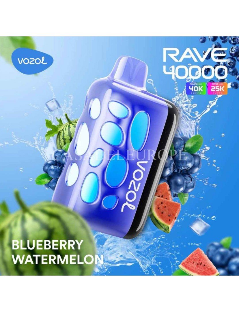 Vozol Rave 40000 Blueberry Watermelon Vozol Rave 40000 Blueberry Watermelon