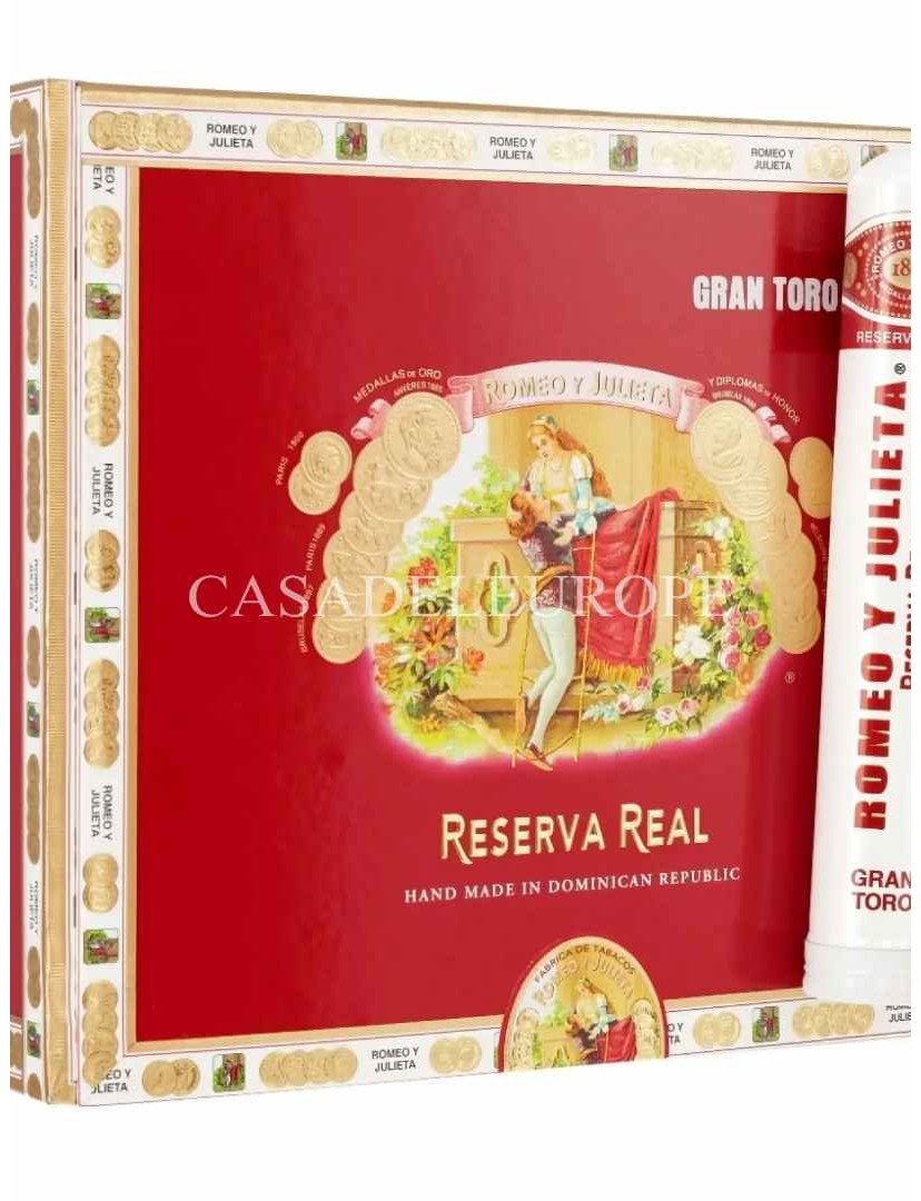 Romeo Y Julieta Reserva Real Gran Toro Tubo 6" * 54 Romeo Y Julieta Reserva Real Gran Toro Tubo 6" * 54