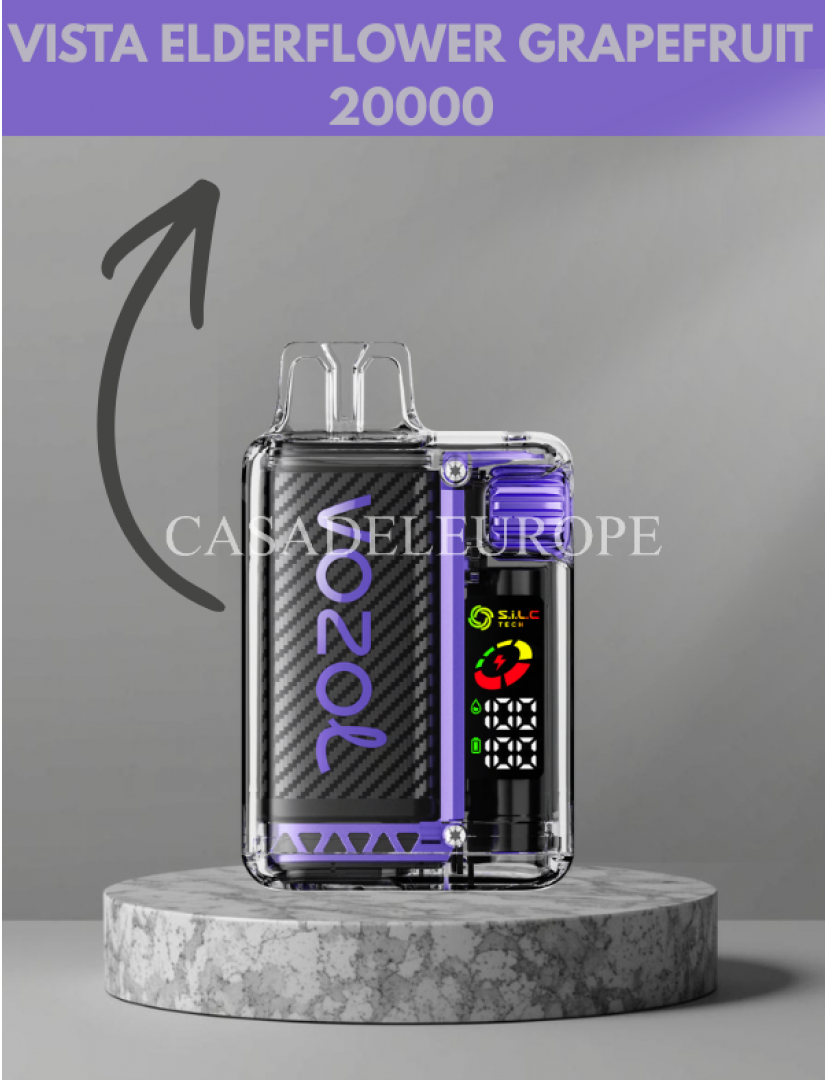 Vozol Vista 20000 Elderflower Grapefruit Vozol Vista 20000 Elderflower Grapefruit