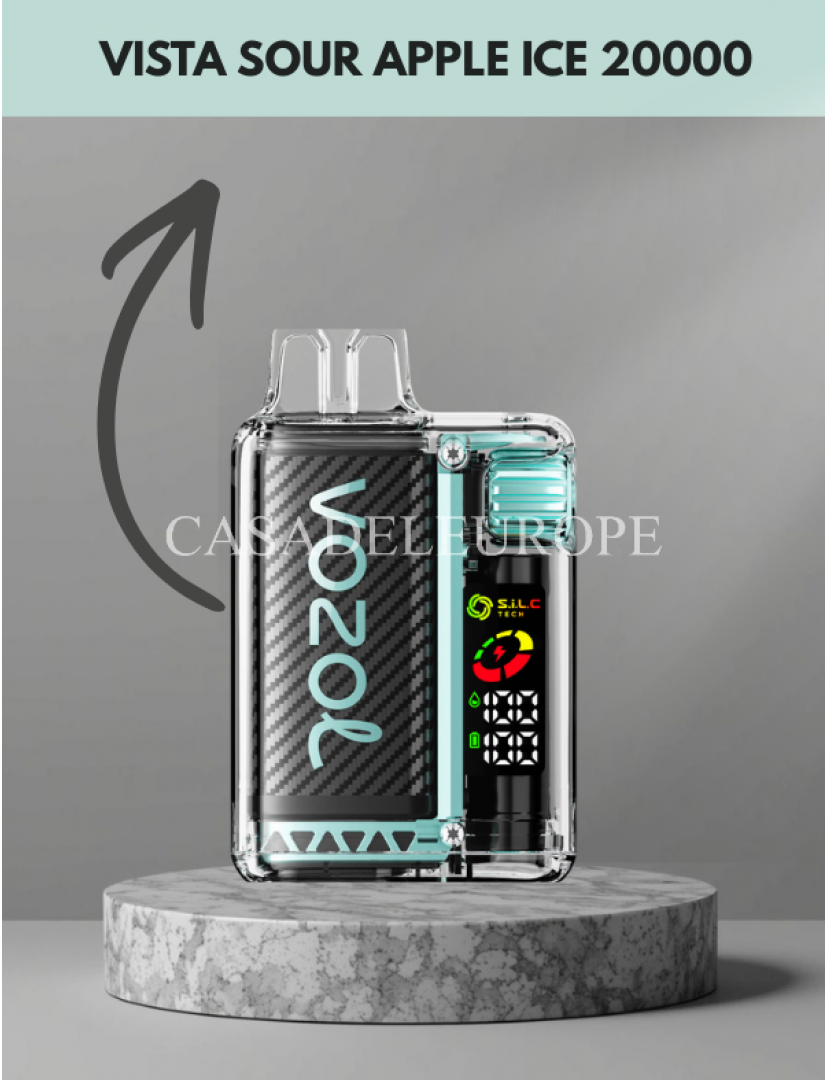 Vozol Vista 20000 Sour Apple Ice Vozol Vista 20000 Sour Apple Ice