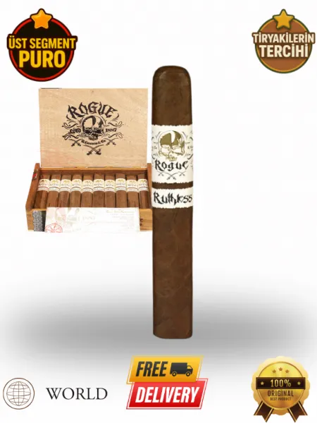 Gurkha Rogue Rascal Puro 5.5 x 46 – Tam Gövdeli El Yapımı Nikaragua Puro Gurkha Rogue Rascal Puro 5.5 x 46 – Tam Gövdeli El Yapımı Nikaragua Puro