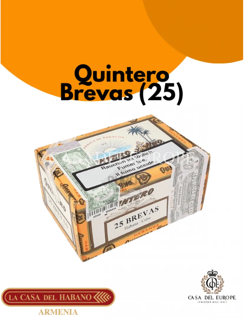 Quintero Brevas 25’li – Orijinal Küba Corona Puro Kutusu